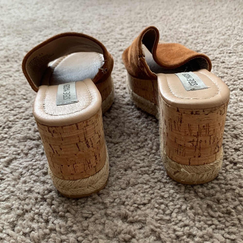 Steve Madden Size 6 Block Platform Sandals - image 4